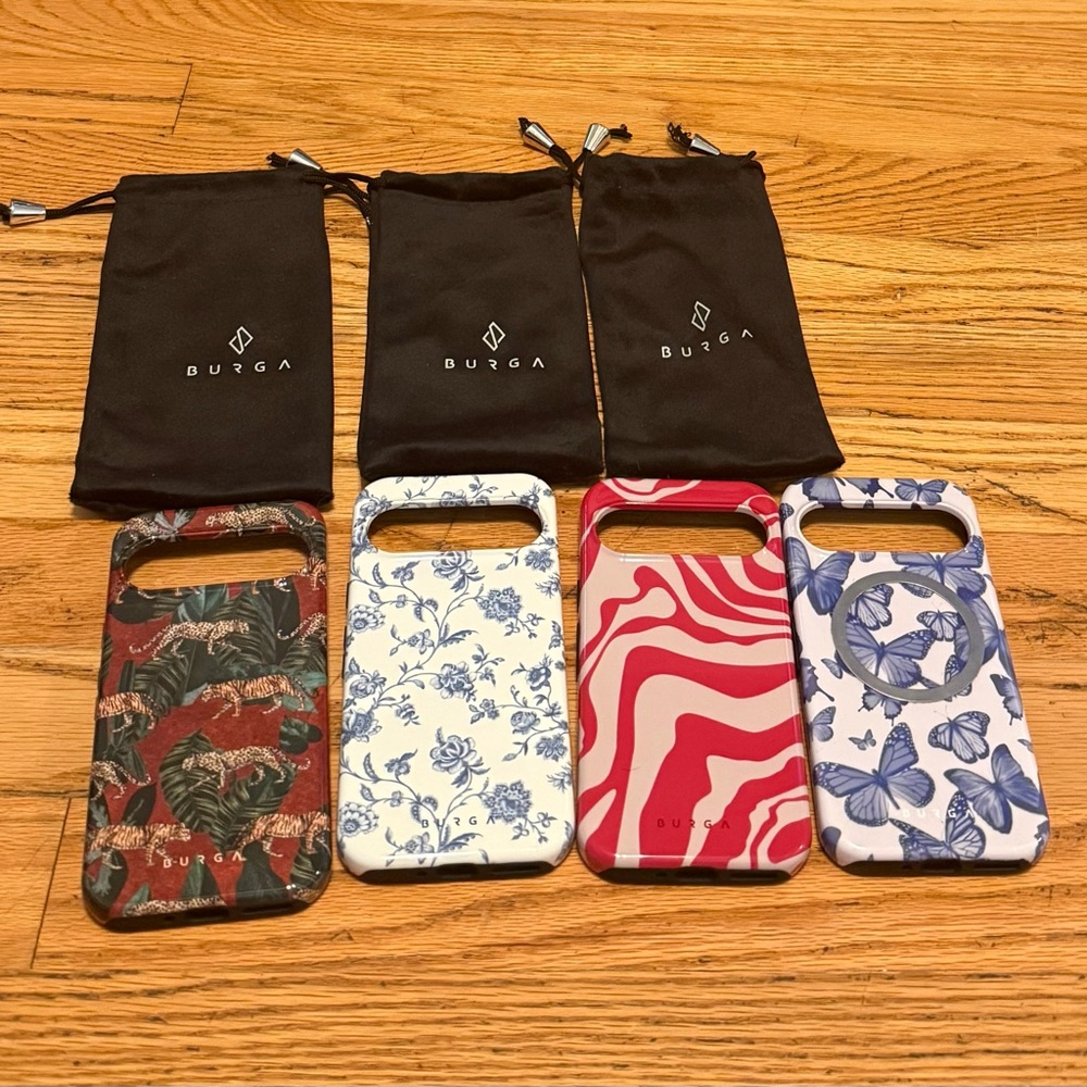BURGA Google Pixel PRO 9 phone cases.